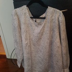 Long Sleeve Puff Sleave blouse from the loft